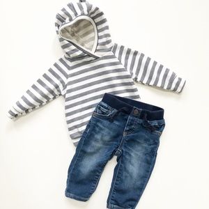 Purl Lamb and Baby Gap 3-6 Months 2 Piece Outfit